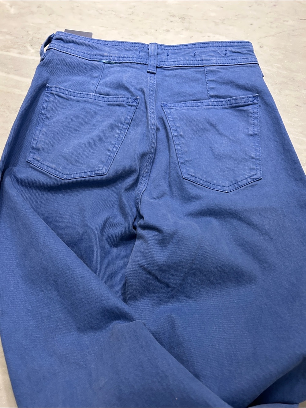 Universal Thread Women’s Periwinkle Blue Sailor Wide Leg Jeans - Picture 5 of 8